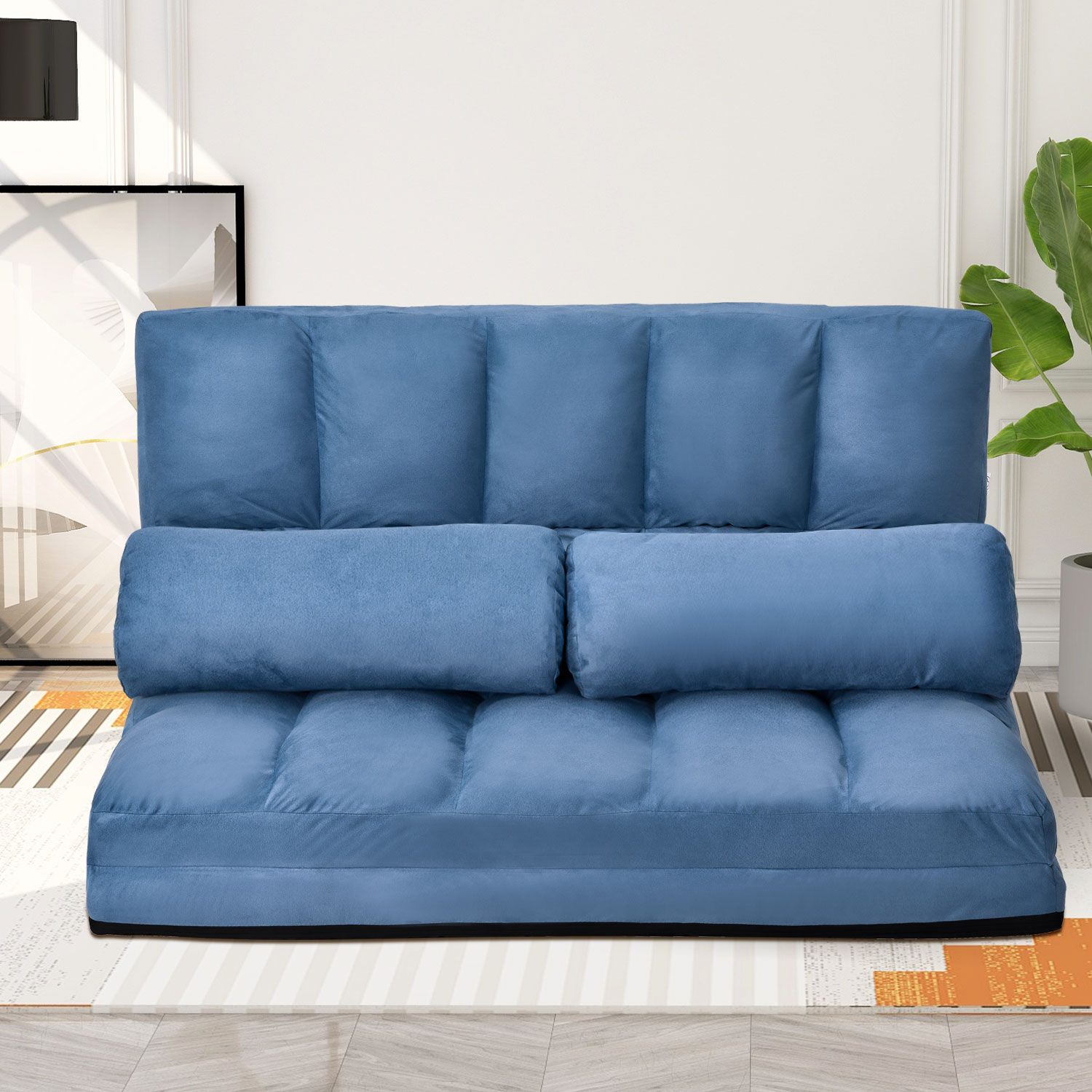 Double Chaise Lounge Sofa With Two Pillows - PP195418AAC
