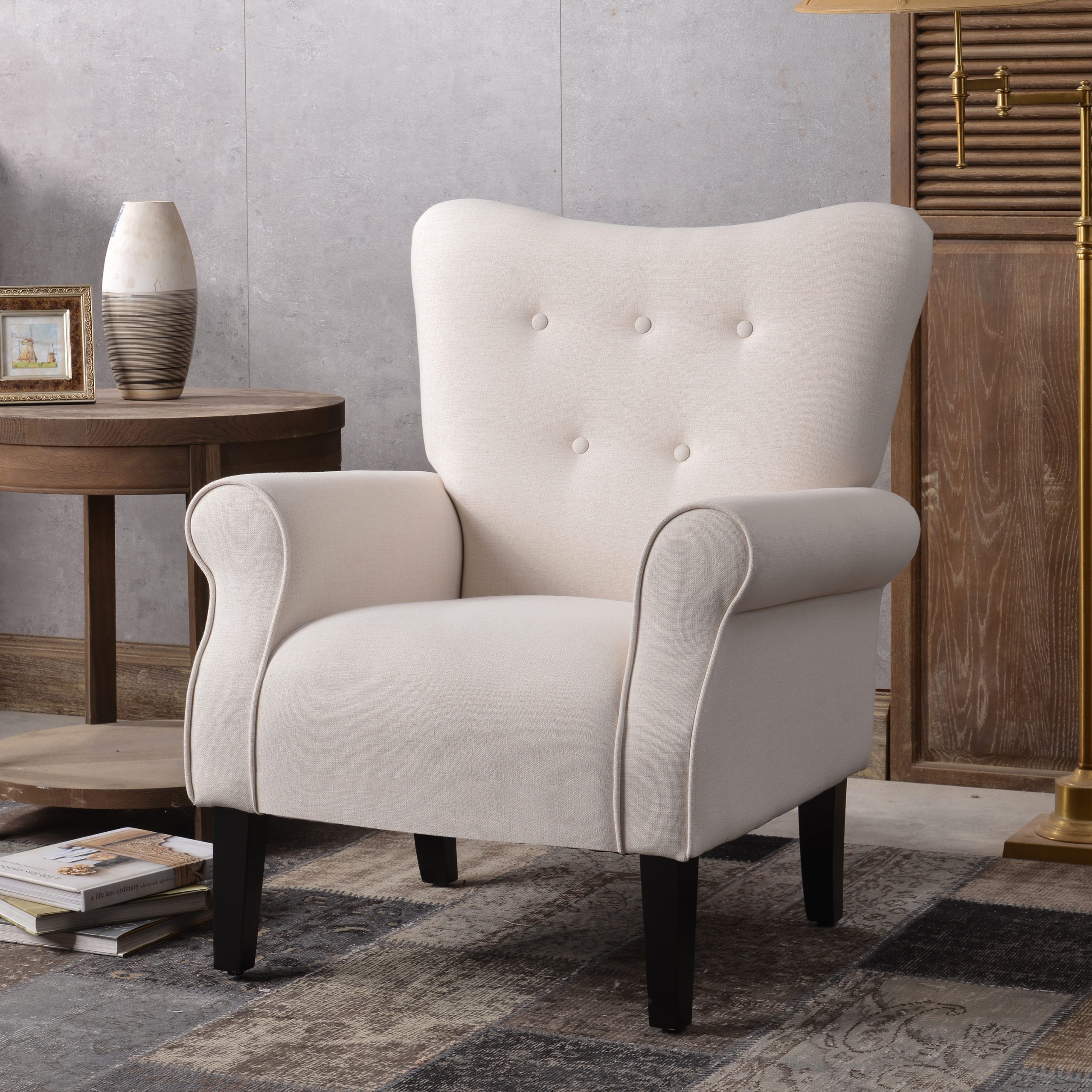 Modern Wing Back Accent Chair - PP199771CAA