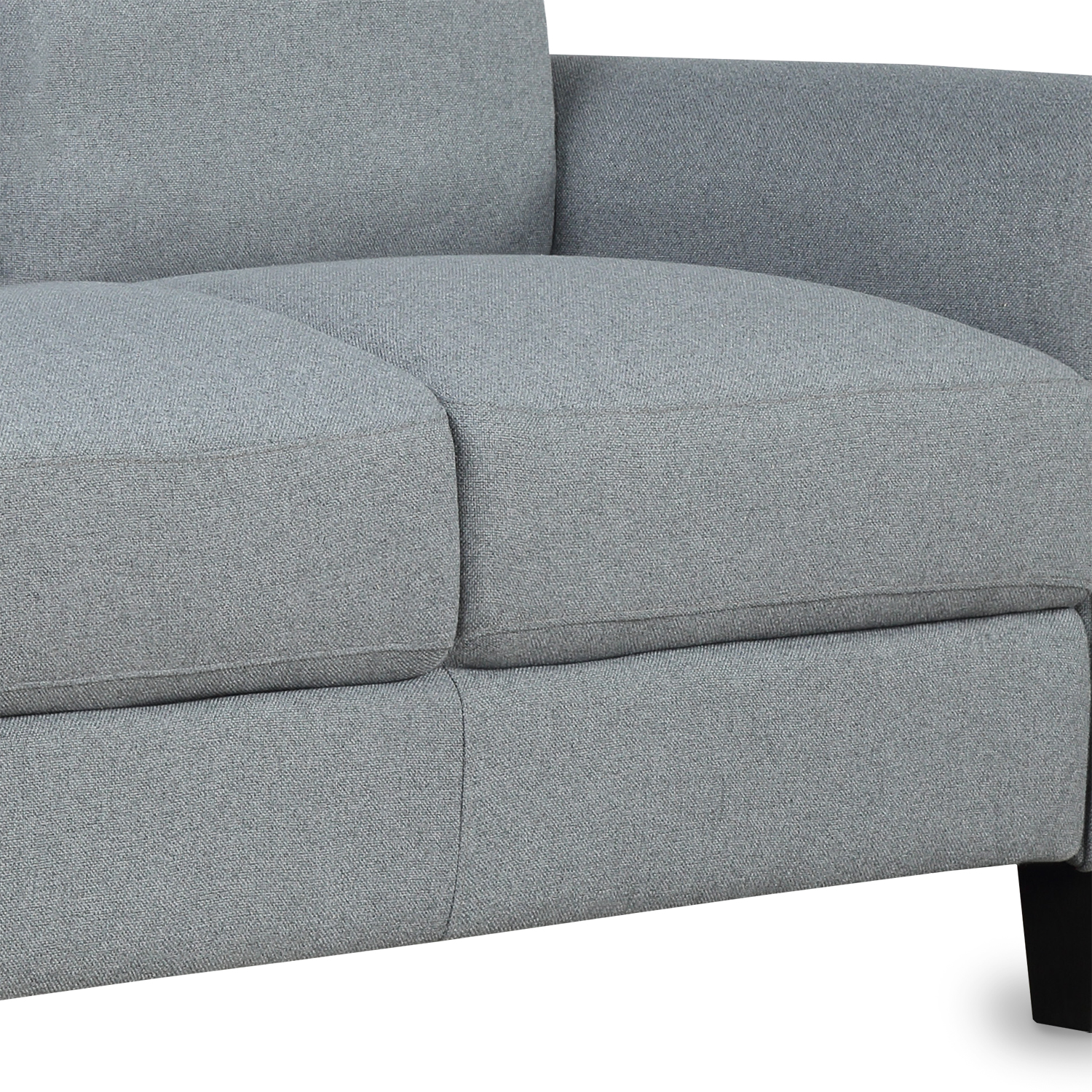 3-Seat Sofa Living Room Linen Fabric Sofa