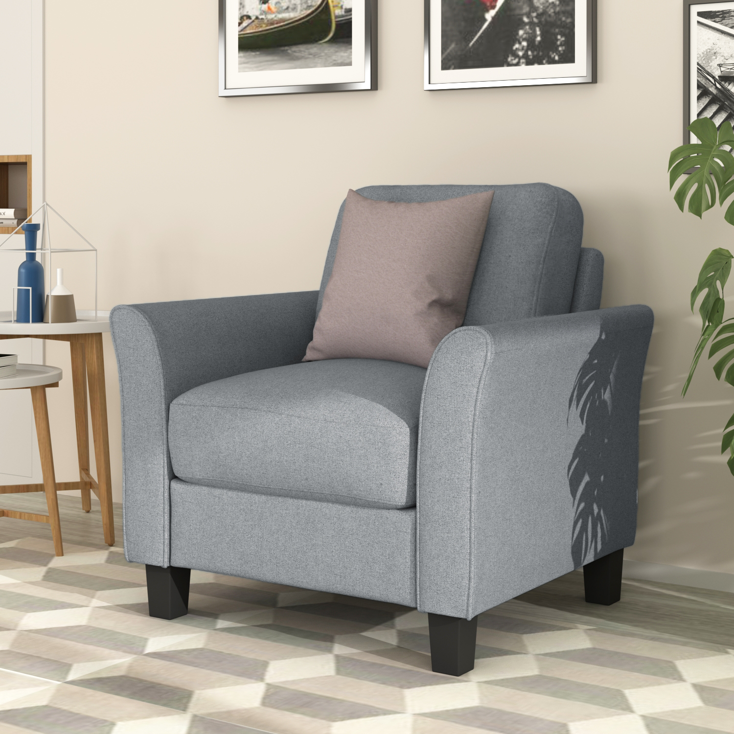 Single Chair And 3-Seat Sofa - LP000015EAA