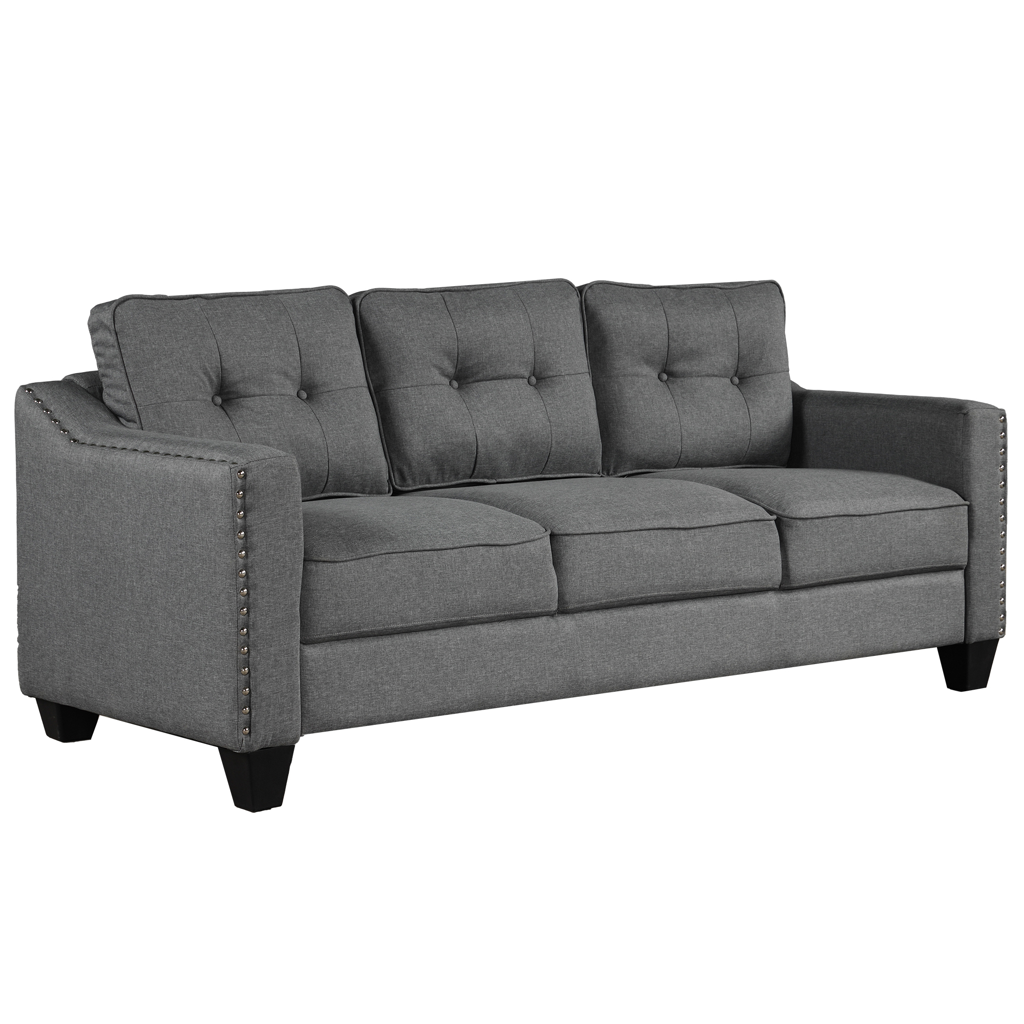 3 Piece Living Room Set With Tufted Cushions - WY000077EAA