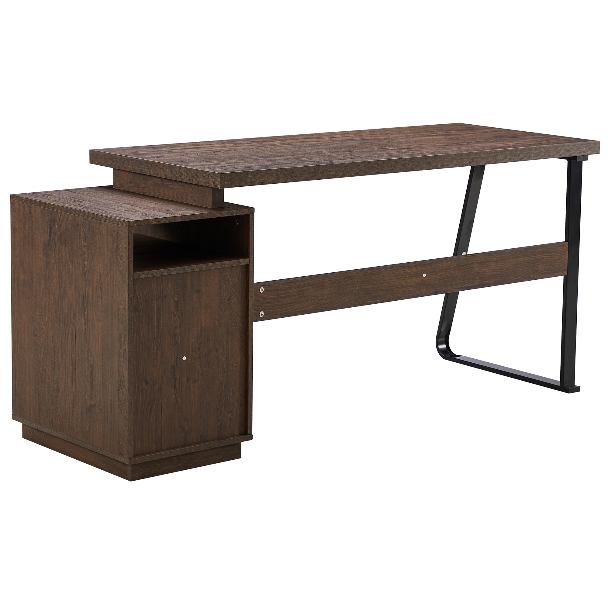 65" Writing Study Table With Drawers - WF195577AAD