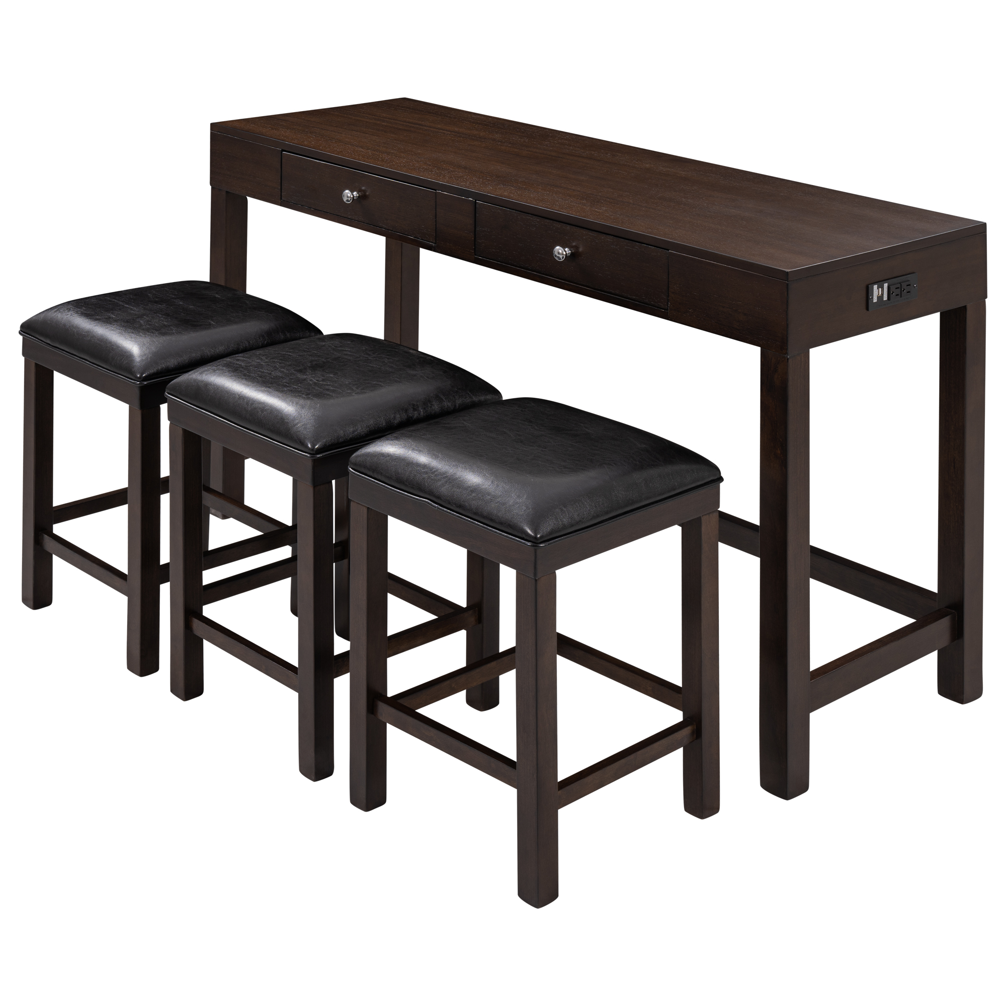 4-Piece Counter Height Table Set - SH000132AAP