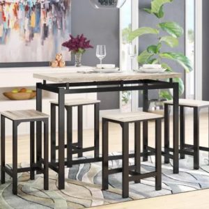 5 Piece Dining Set With Counter And Pub Height - WF038126AAA