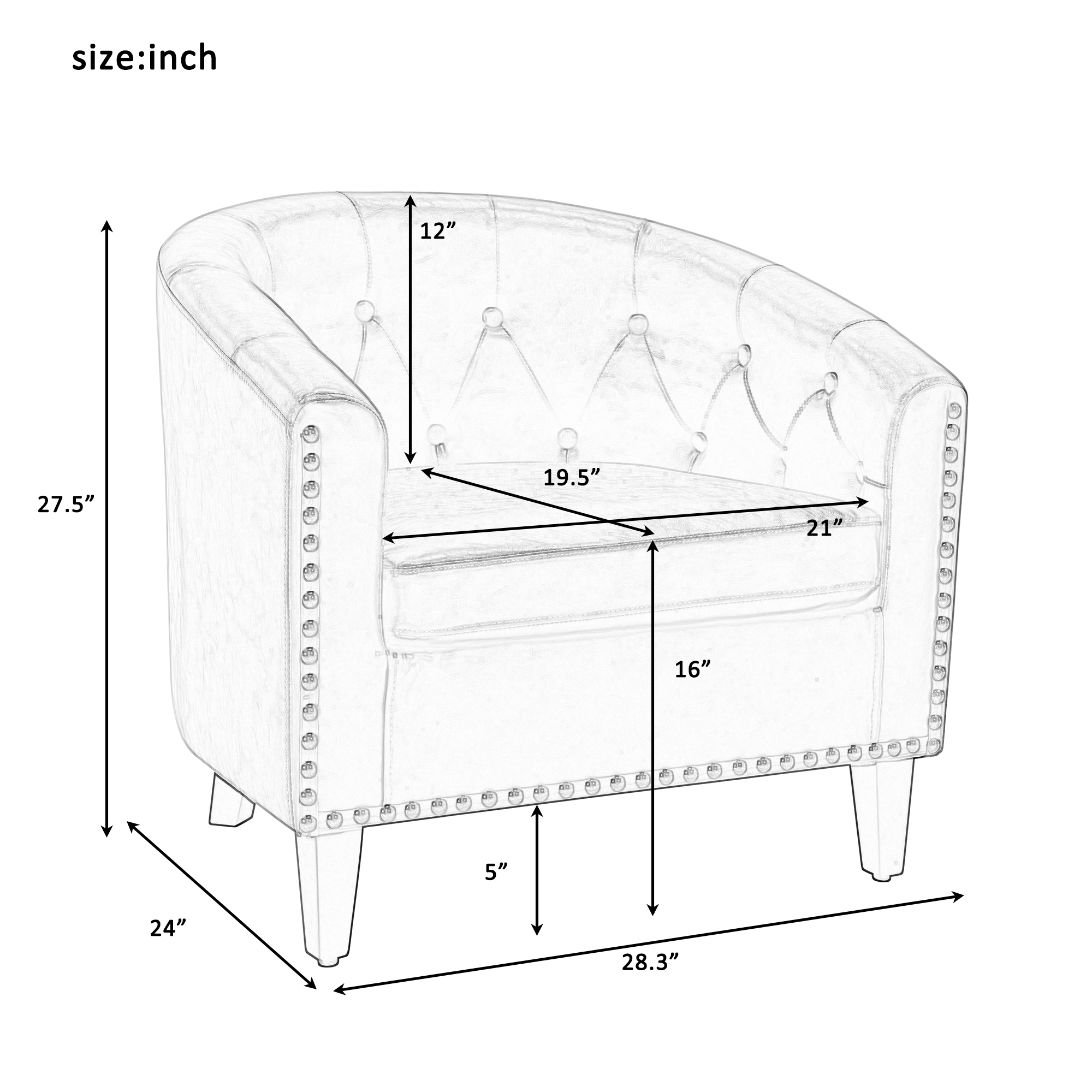 Living Room Side Chair - WF212660AAA