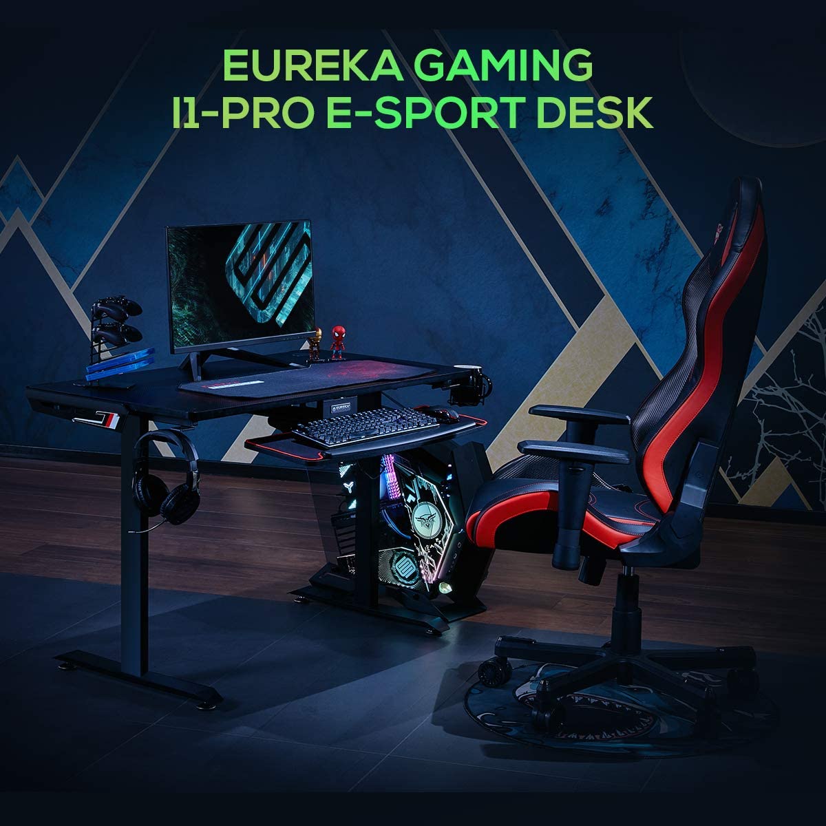 43.3" 1-S Computer Gaming Desk