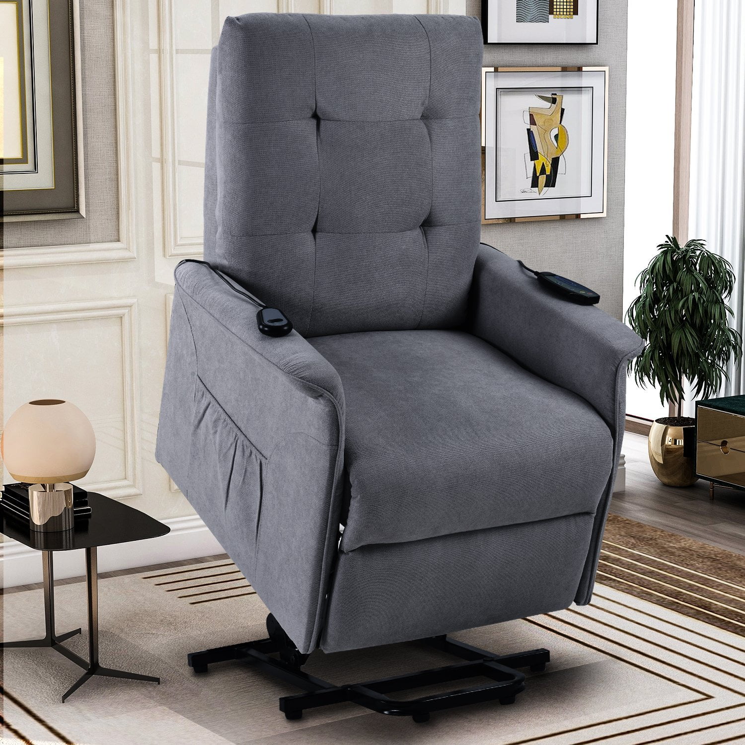 Recliner Chair For Elderly With Adjustable Headrest Massage - SG000181AAA
