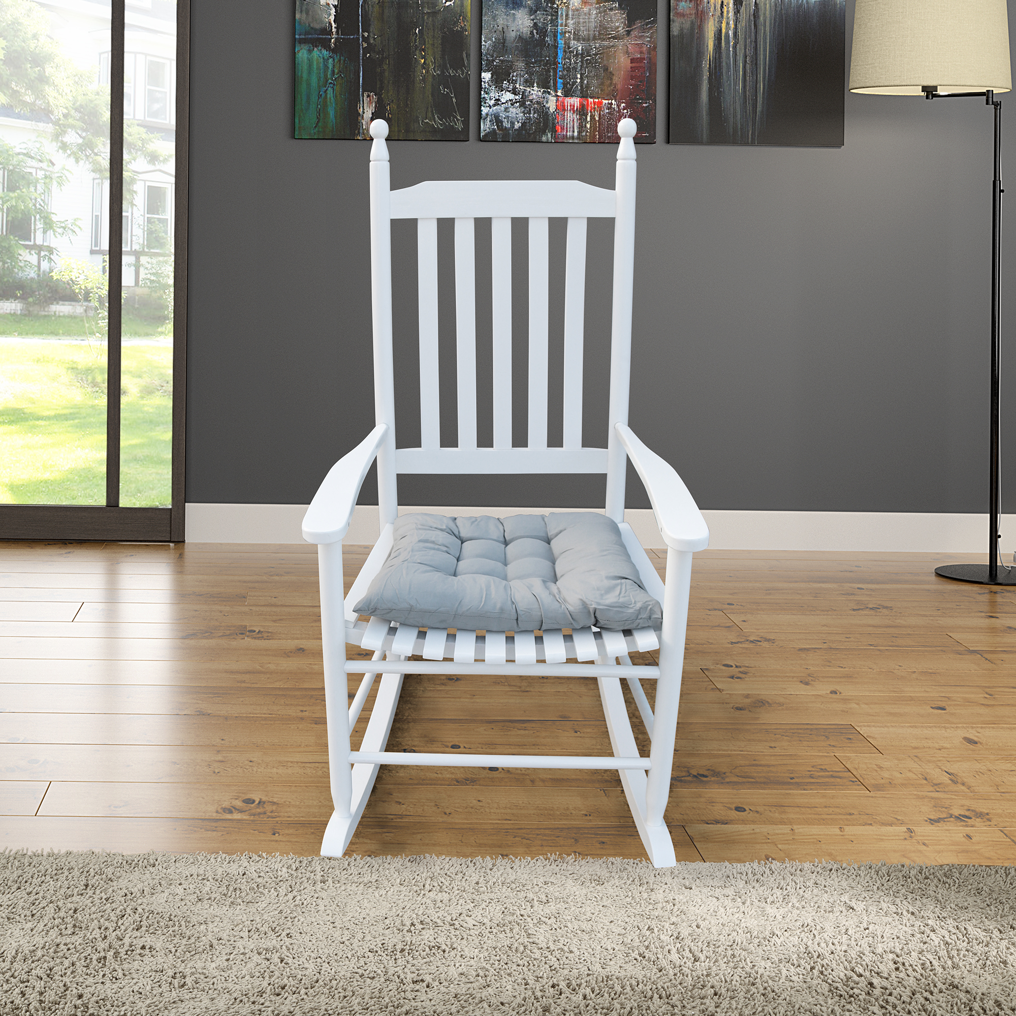 Wooden Porch Rocker Chair - W49520605
