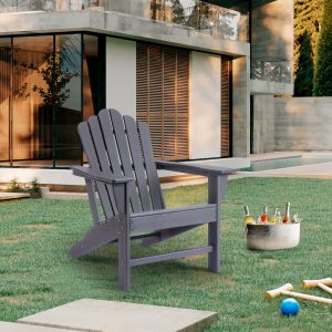 Plastic Classic Outdoor Adirondack Chair - W74931094