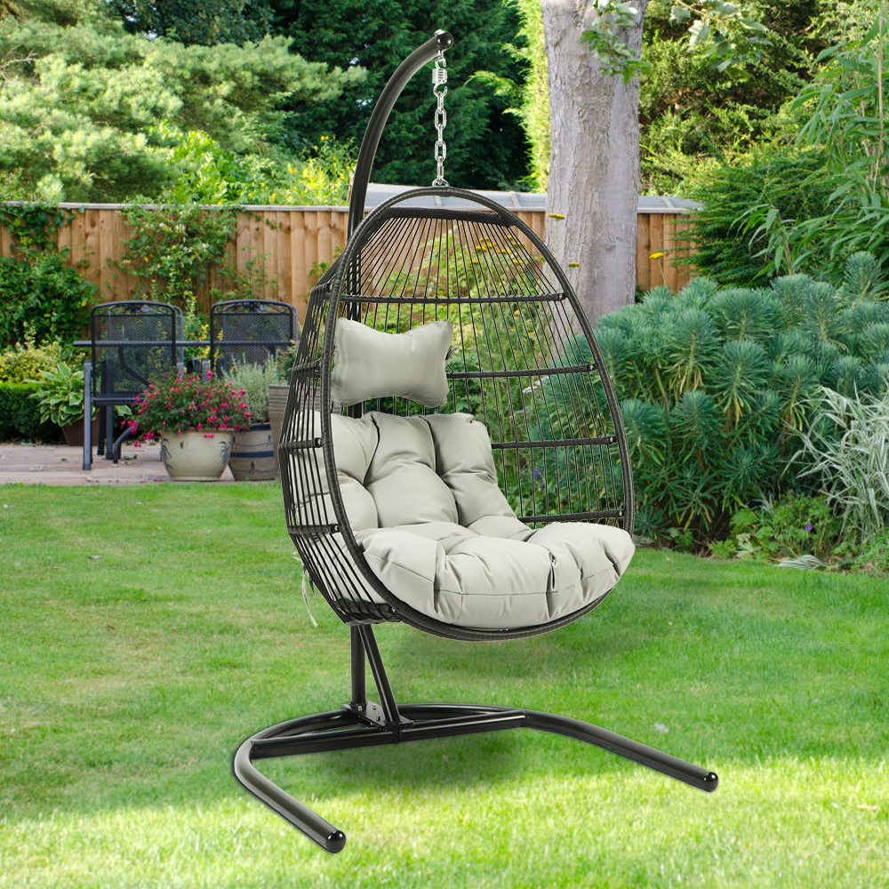 Egg Shape Single Swing Chair - W30235074
