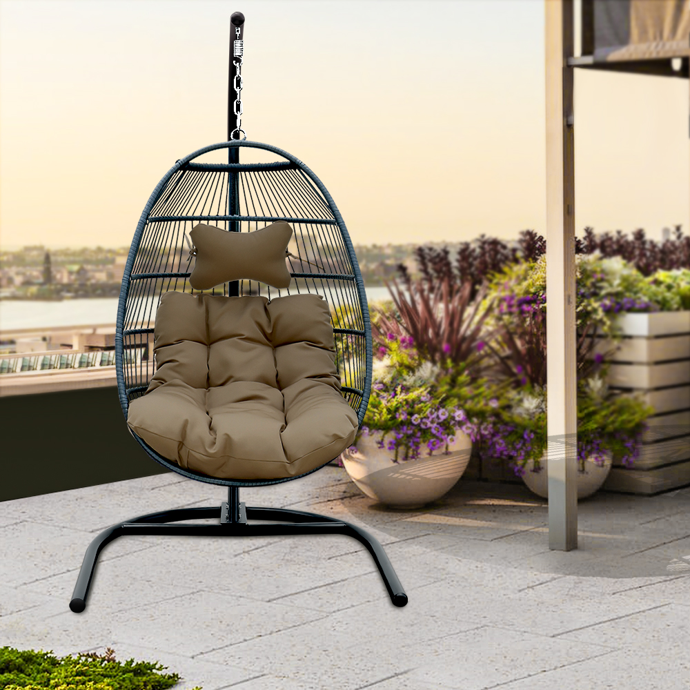 Egg Shape Single Swing Chair - W30236271
