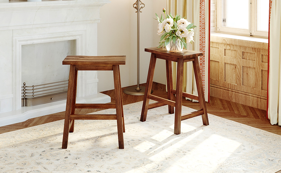 Farmhouse 2-Piece Counter Height Dining Stool - WF285473AAD