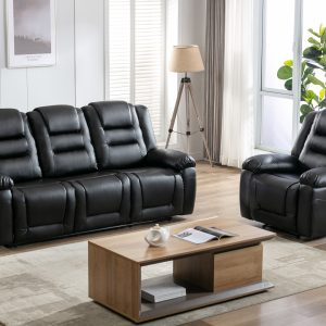 PU Leather Reclining Sofa Set (1+3 Seat) - SG000321AAA
