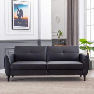 Modern Convertible Folding Futon Sofa Bed - WF281312AAB