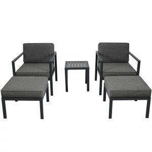 5-Piece Aluminum Alloy Sectional Sofa Set - SH000212AAE