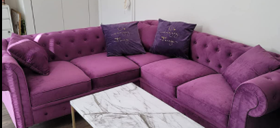 Chesterfield Sofa Purple Color