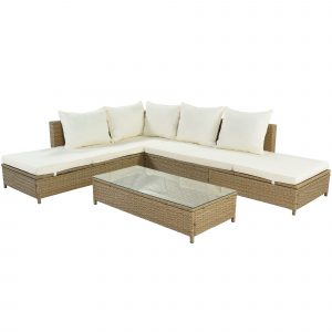 3-Piece Patio Sectional Sofa Set - SH000211AAA