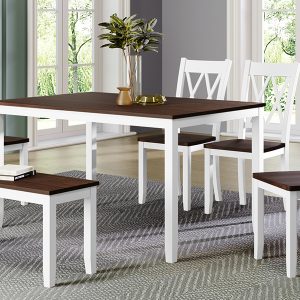 6-Piece Wooden Kitchen Table Set - SP000172AAK