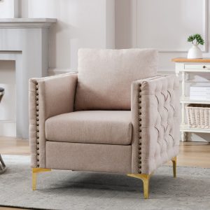 Modern Tufted Button Accent Chair - PP281169AAT