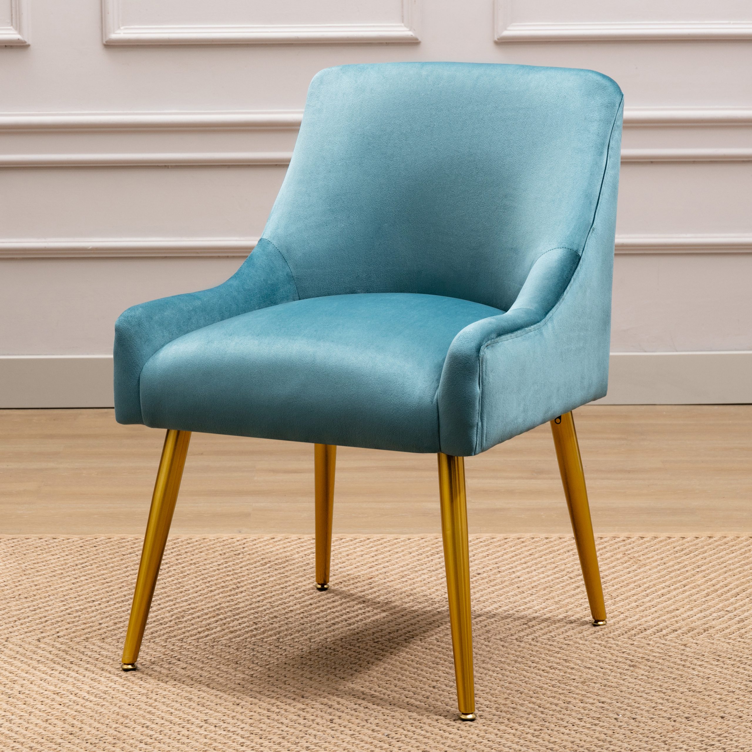 Modern Velvet Wide Accent Chair - PP281998AAC