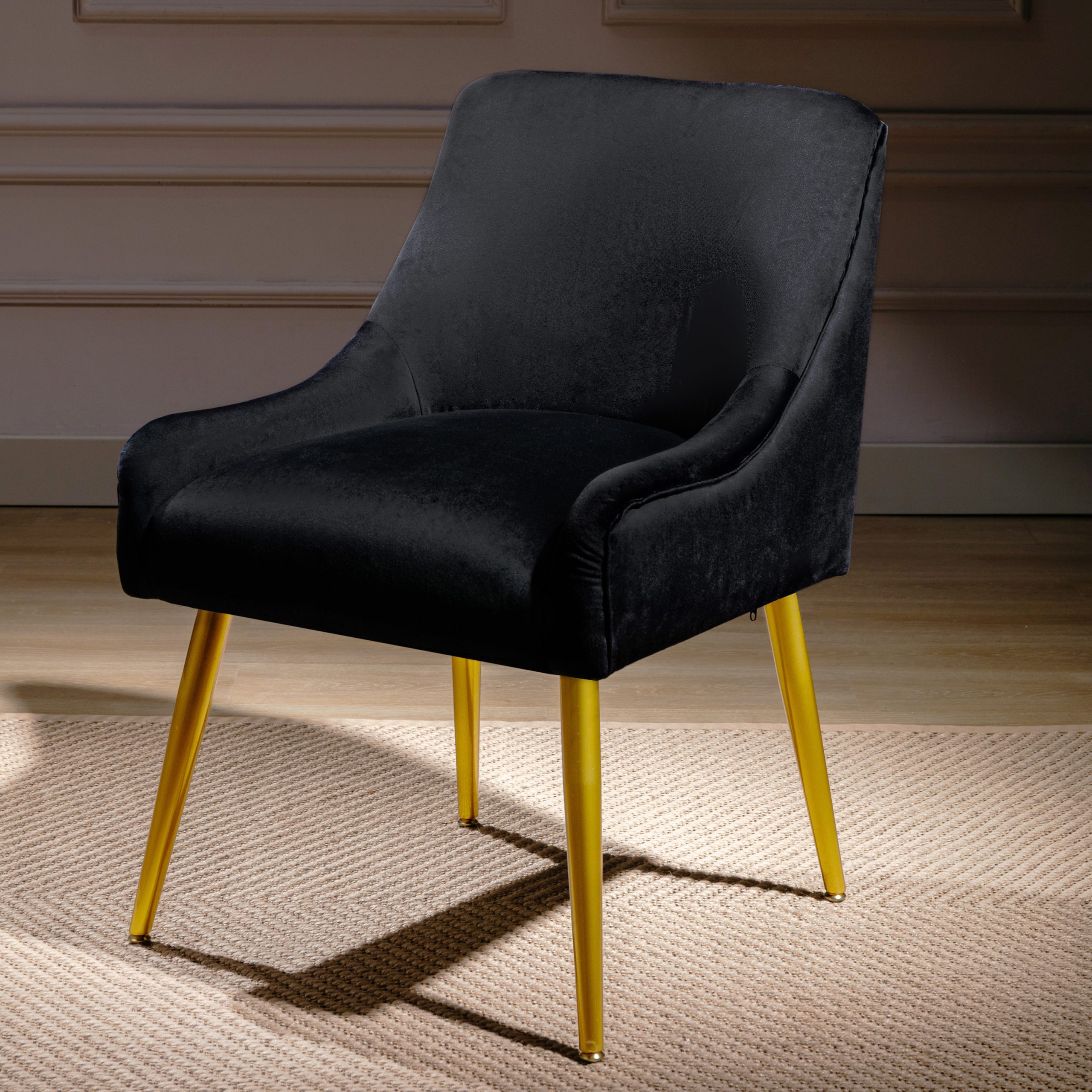 Modern Velvet Wide Accent Chair - PP281998AAE