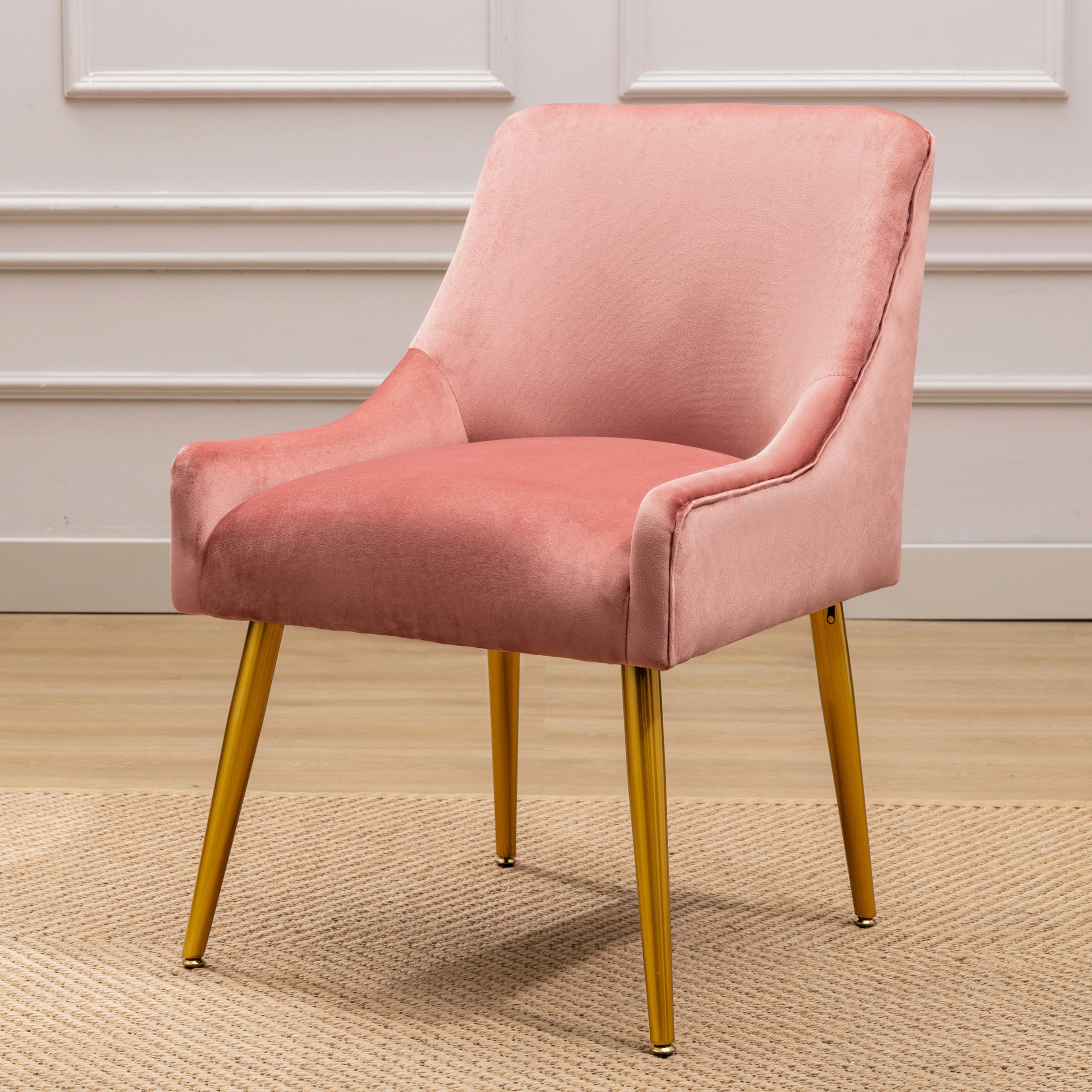 Modern Velvet Wide Accent Chair - PP281998AAB