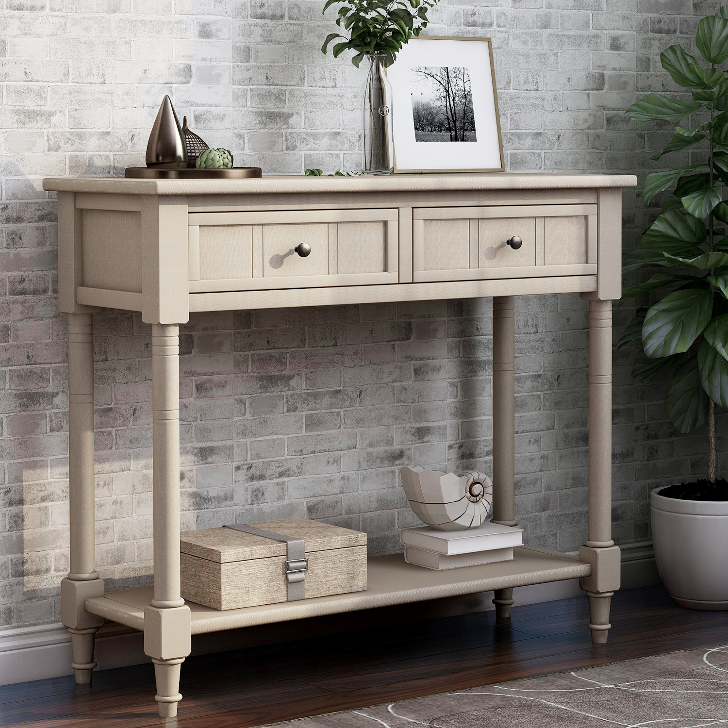 Traditional Design Daisy Series Console Table - WF191267AAE