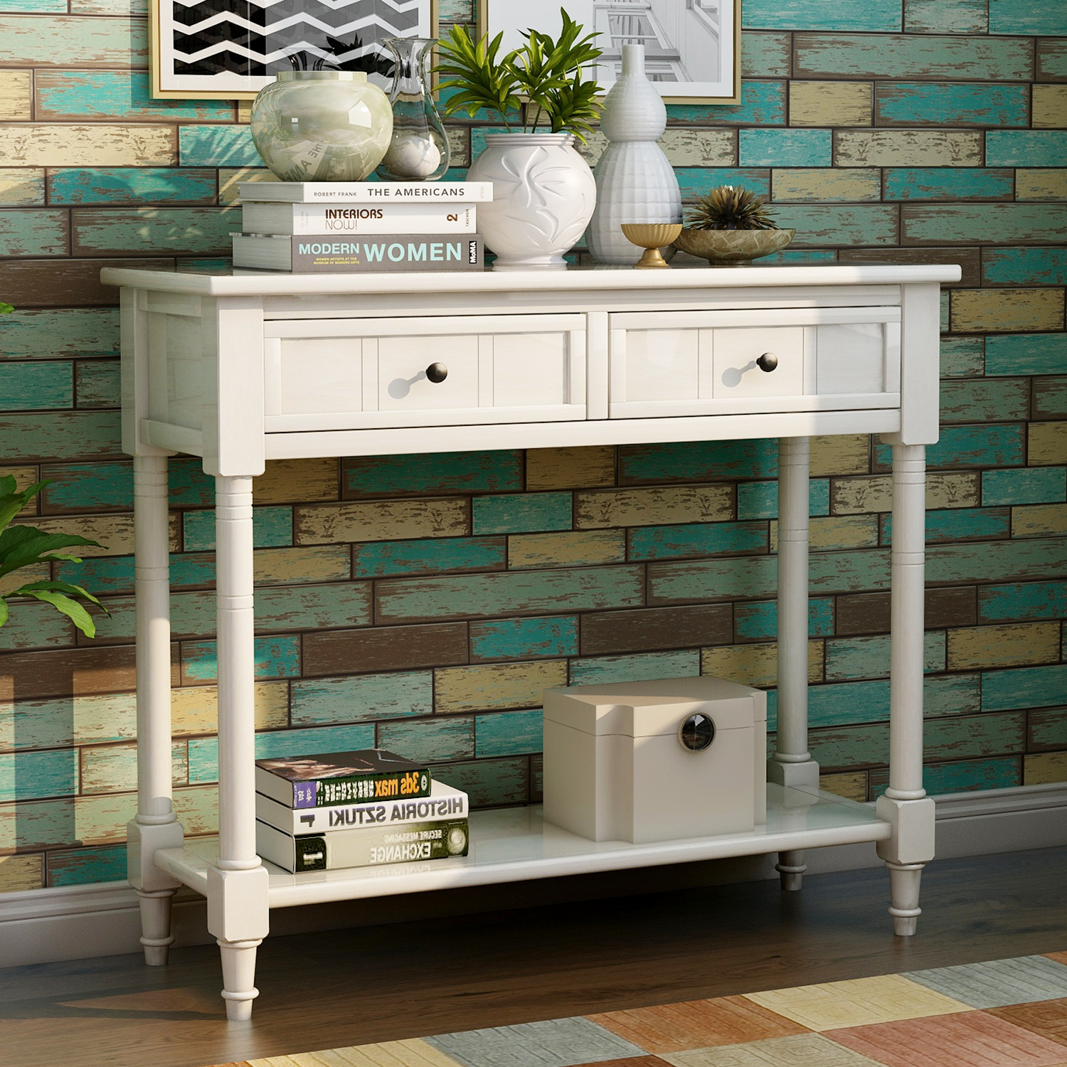 Traditional Design Daisy Series Console Table - WF191267AAK