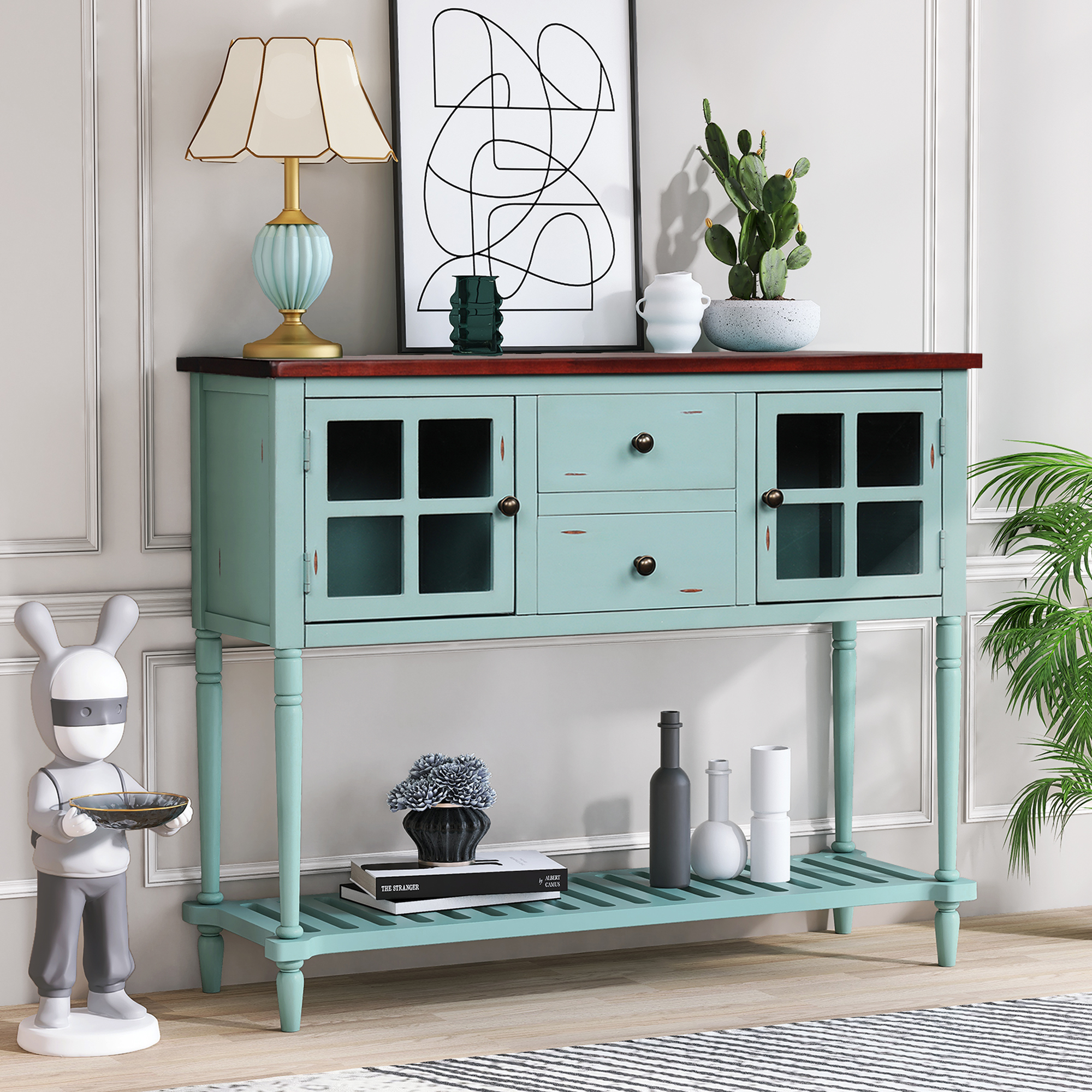 Sideboard Console Table with Bottom Shelf - WF193444AAC