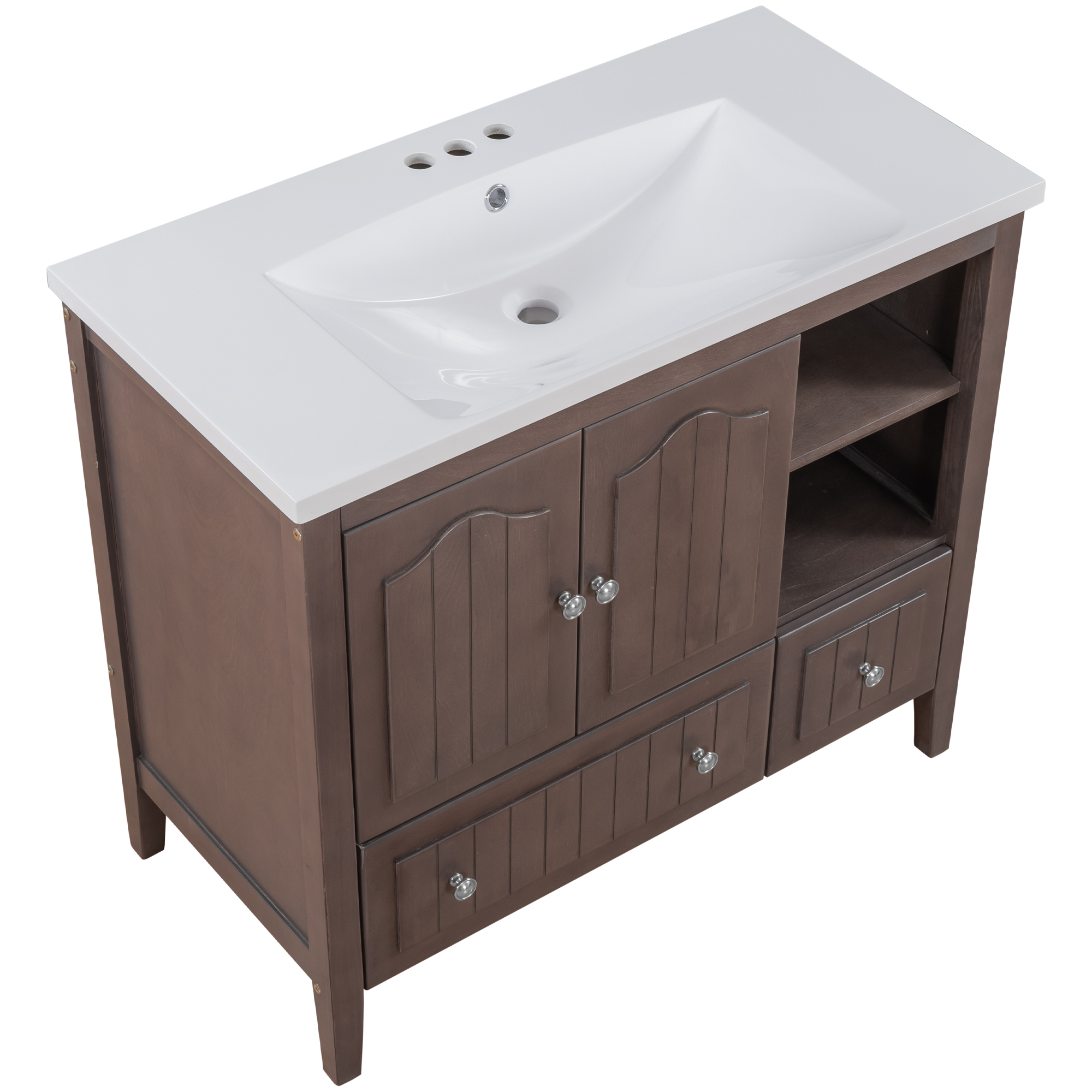 36" Bathroom Vanity With Ceramic Basin - JL000003AAD