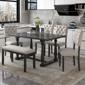 6-Piece Dining Table And Chair Set - ST000059AAE