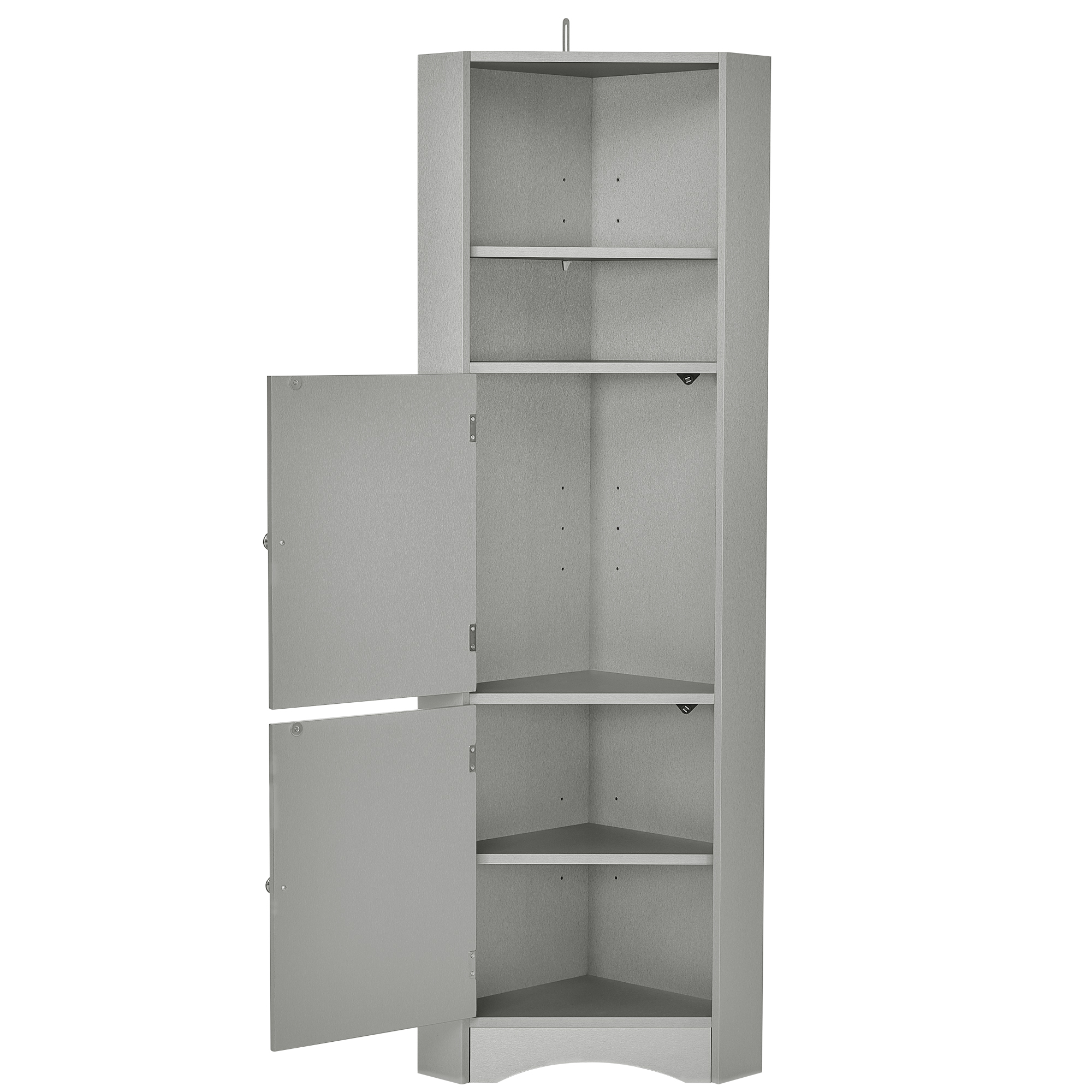 Freestanding Storage Cabinet with Doors and Adjustable Shelves - WF293800AAG