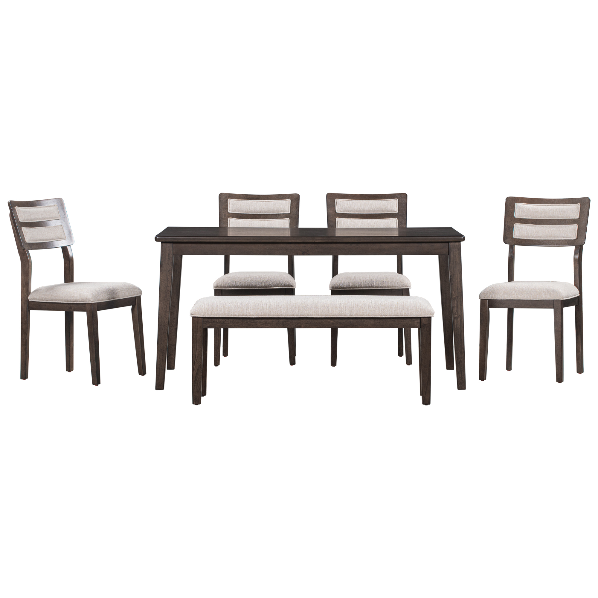 Classic And Traditional Style 6 - Piece Dining Table Set - ST000043AAP