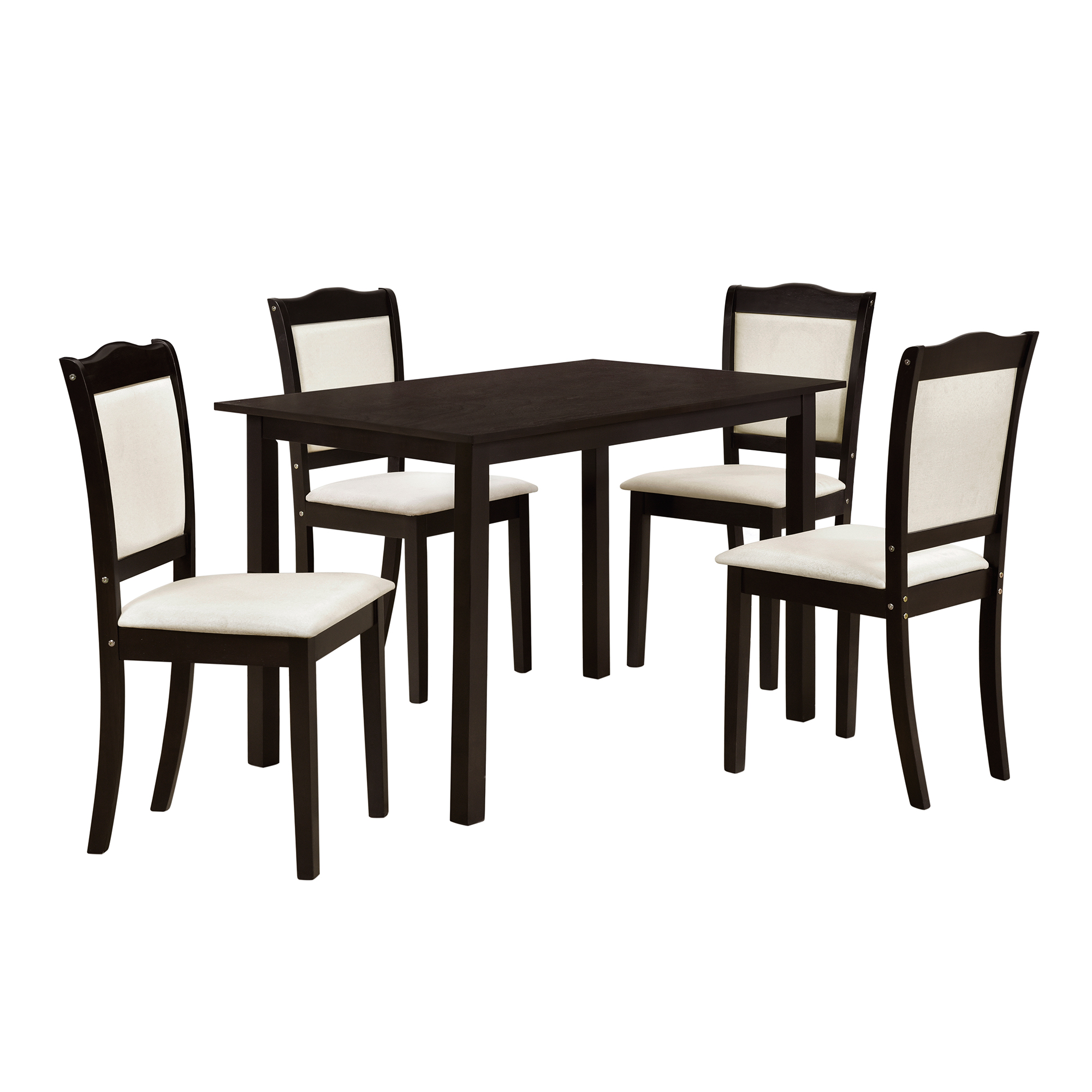 Simple Style 5-Piece Wood Dining Table Set - WF293880AAP
