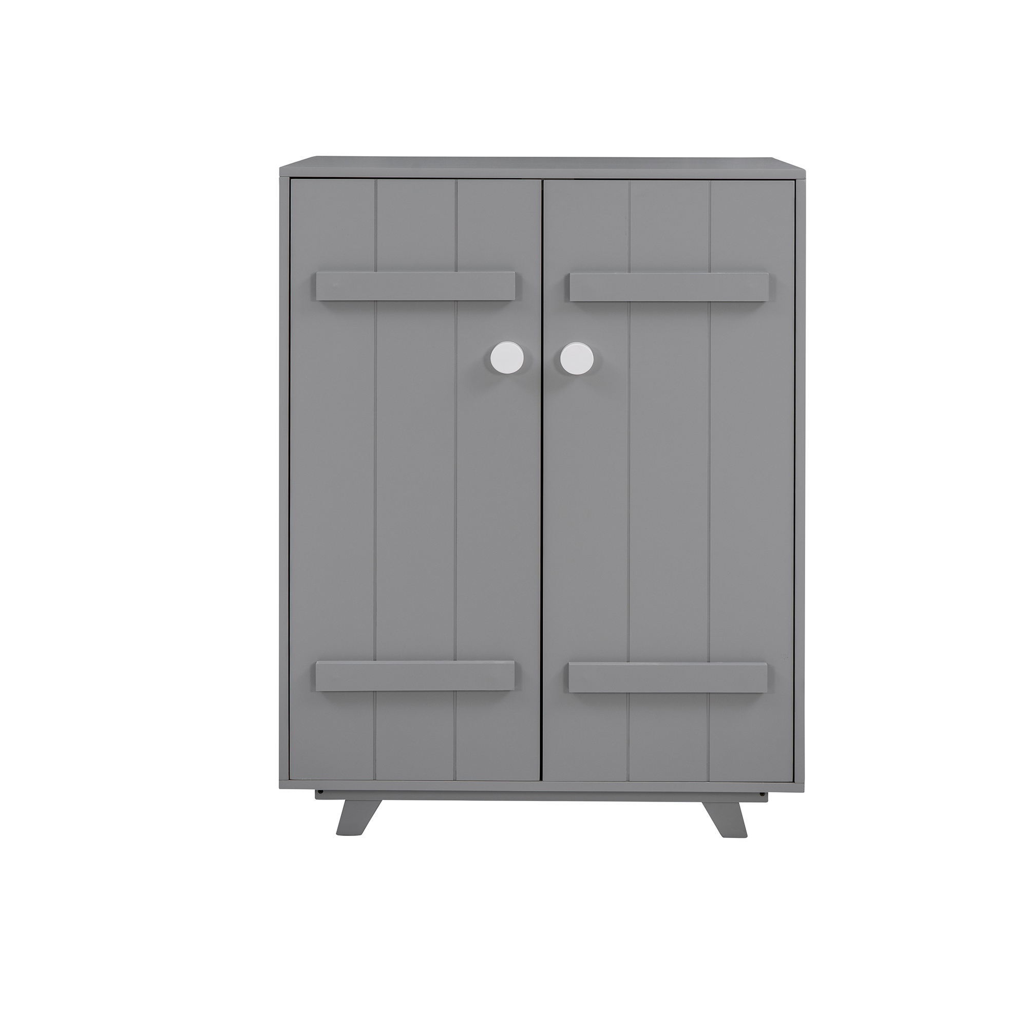 Wooden Wardrobe Cabinet With Hanging Rod - WF295689AAE
