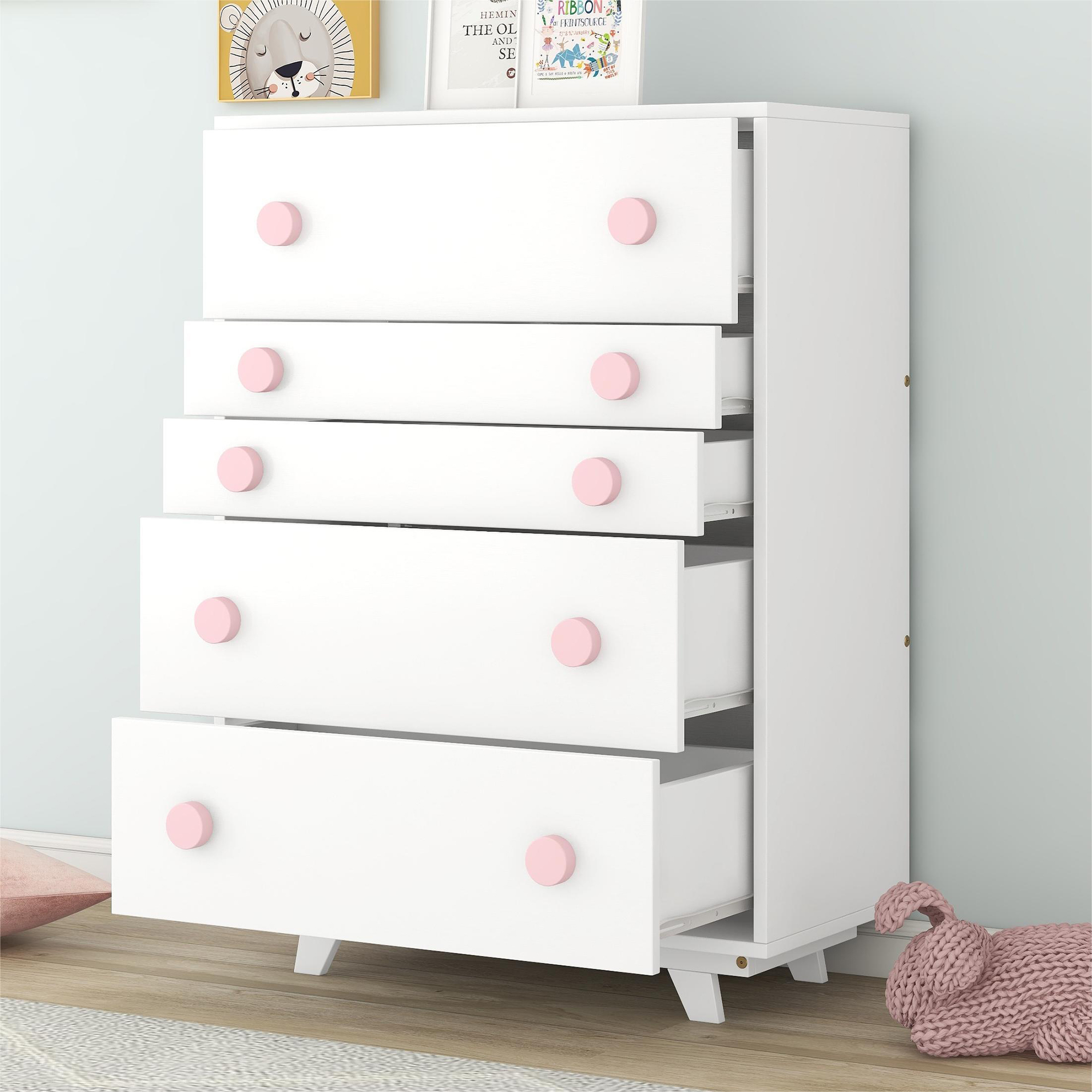 Wooden Chest with 5 Drawers For Kids - WF295690AAK