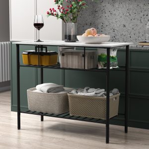 Rustic Farmhouse Counter Height Dining Kitchen Island - WF294683AAK