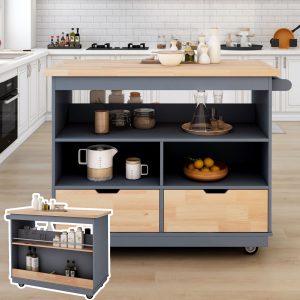 Rolling Kitchen Island with Storage - WF318964AAG