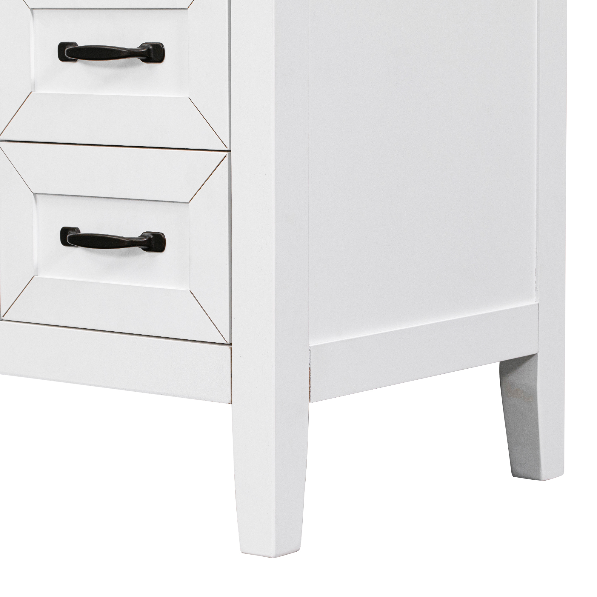 Solid Wood Bathroom Cabinet with Drawers - WF296707AAK