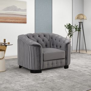 Modern Single Sofa Chair with Thick Removable Seat Cushion - SG000574AAE