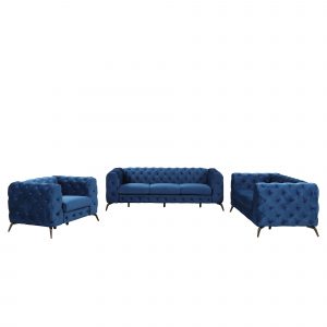 Modern 3-Piece Sofa Sets With Sturdy Metal Legs - SG000600AAC