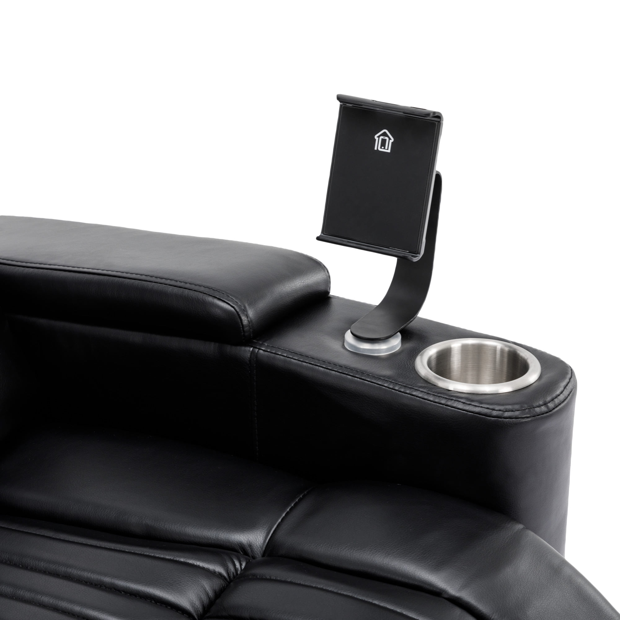Home Theater Seating With Hidden Arm Storage - SG000750AAB
