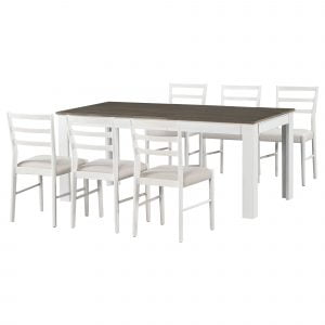 7-Piece Wooden Dining Table Set - ST000082AAK