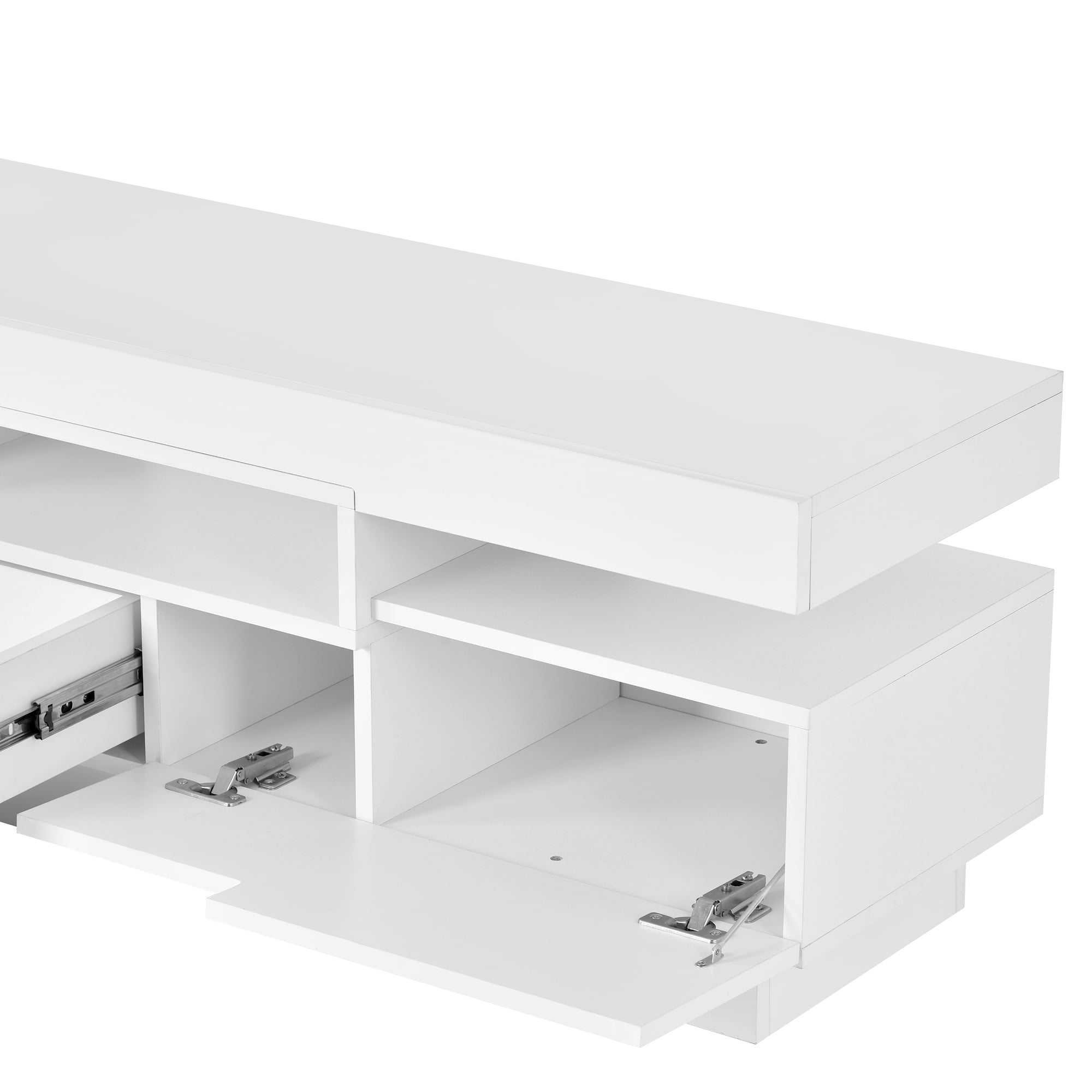 TV Stand with 4 Open Shelves For 75" - WF295472AAK