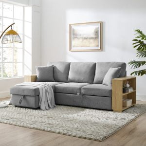Sectional Sofa with Pull Out Bed - W487S00092