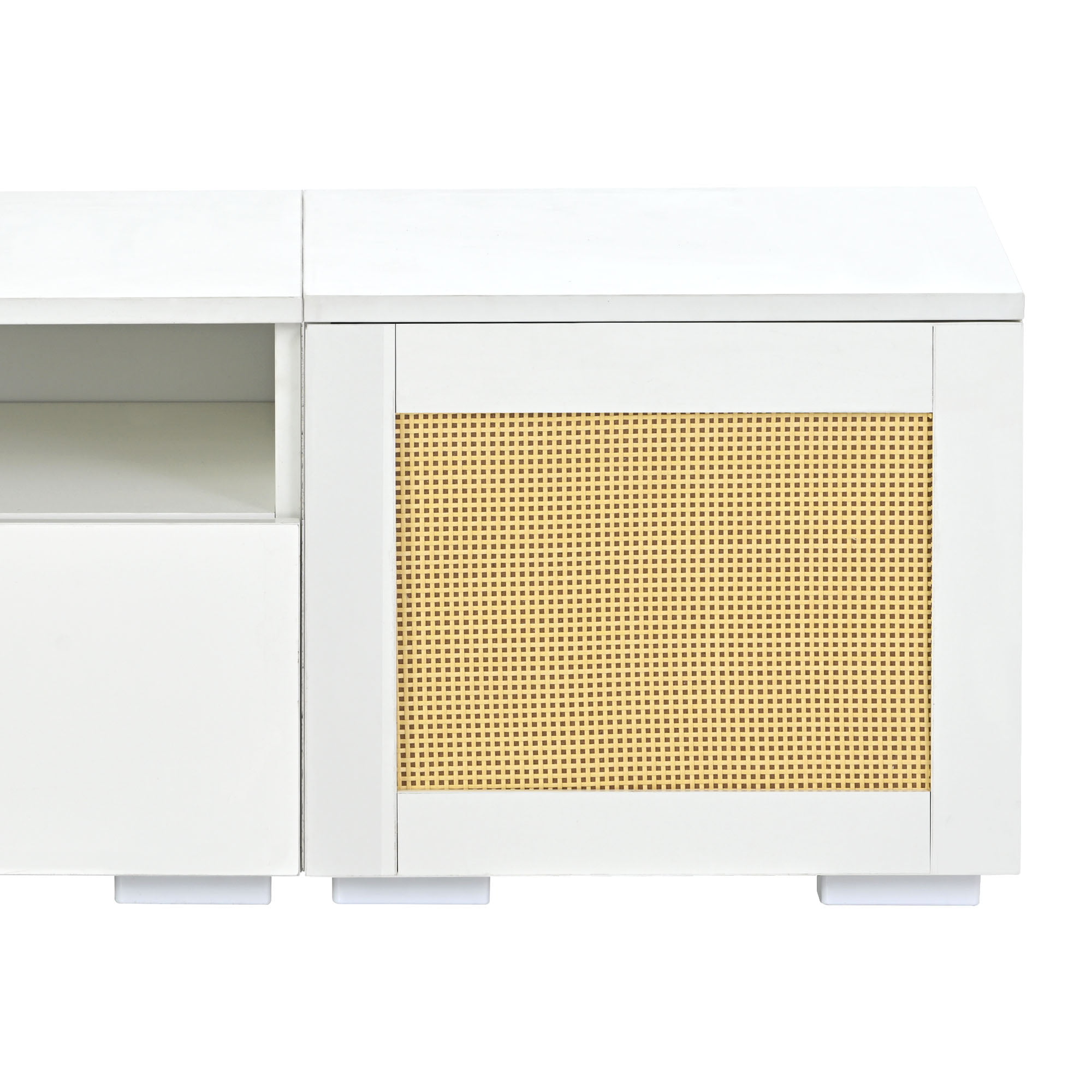 Extended, Rattan Style Entertainment Center - SD000013AAK