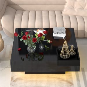 Modern Minimalist Design Square Coffee Table - WF291303AAB