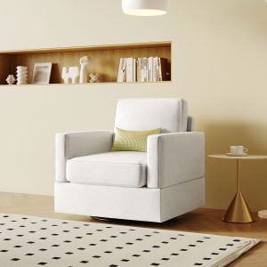 Upholstered Swivel Barrel Chair - WF304686AAA