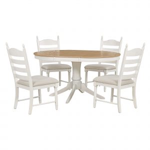 5-Piece Retro Functional Dining Table Set - ST000091AAD