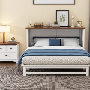 Full Size Murphy Bed and Nightstand - BS206138AAK